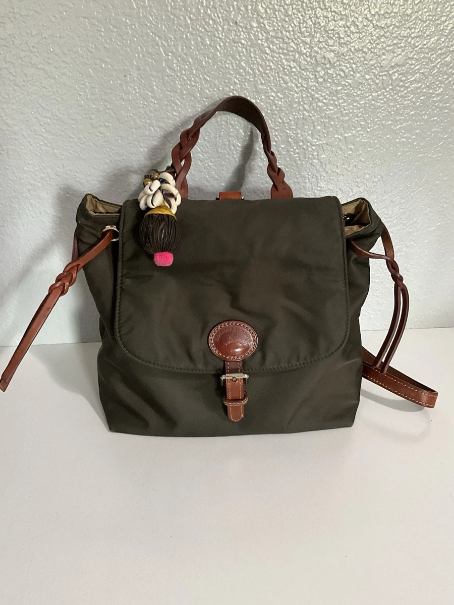 Dooney & Bourke Black/Khaki ⚓ Nylon Allie Backpack Weekly Handbag Rotation | Dooney & Bourke Allie Backpack  main image 3