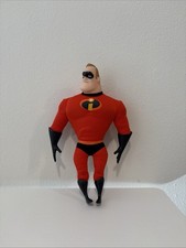 14  Disney Pixar Incredibles Mr Incredible Dad Figure Plush Stuffed Toy Jakks 