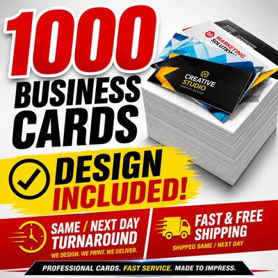 #ad #ad 1000 Custom Business Cards Double Sided 16pt Glossy Design amp; Fast Shipping $49.99