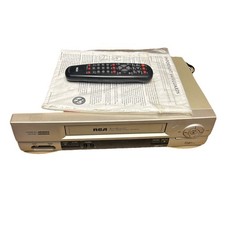 RCA VR557 4-Head Hi-Fi VCR AccuSearch VHS Player Recorder Tested  EB-19411
