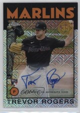 2021 Topps Silver Pack Series 2 1986 Chrome Baseball /149 Trevor Rogers Auto 8k4