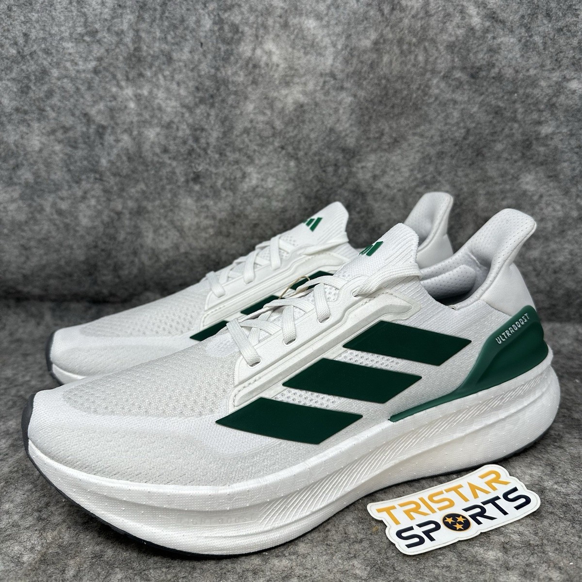 Size 12 - Adidas Ultraboost 5X White Collegiate Green for 