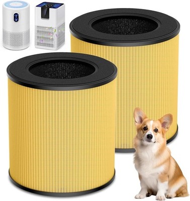 B-D02L/M05 Replacement Filter, Compatible with MOOKA B-D02L & M05 Air Purifier