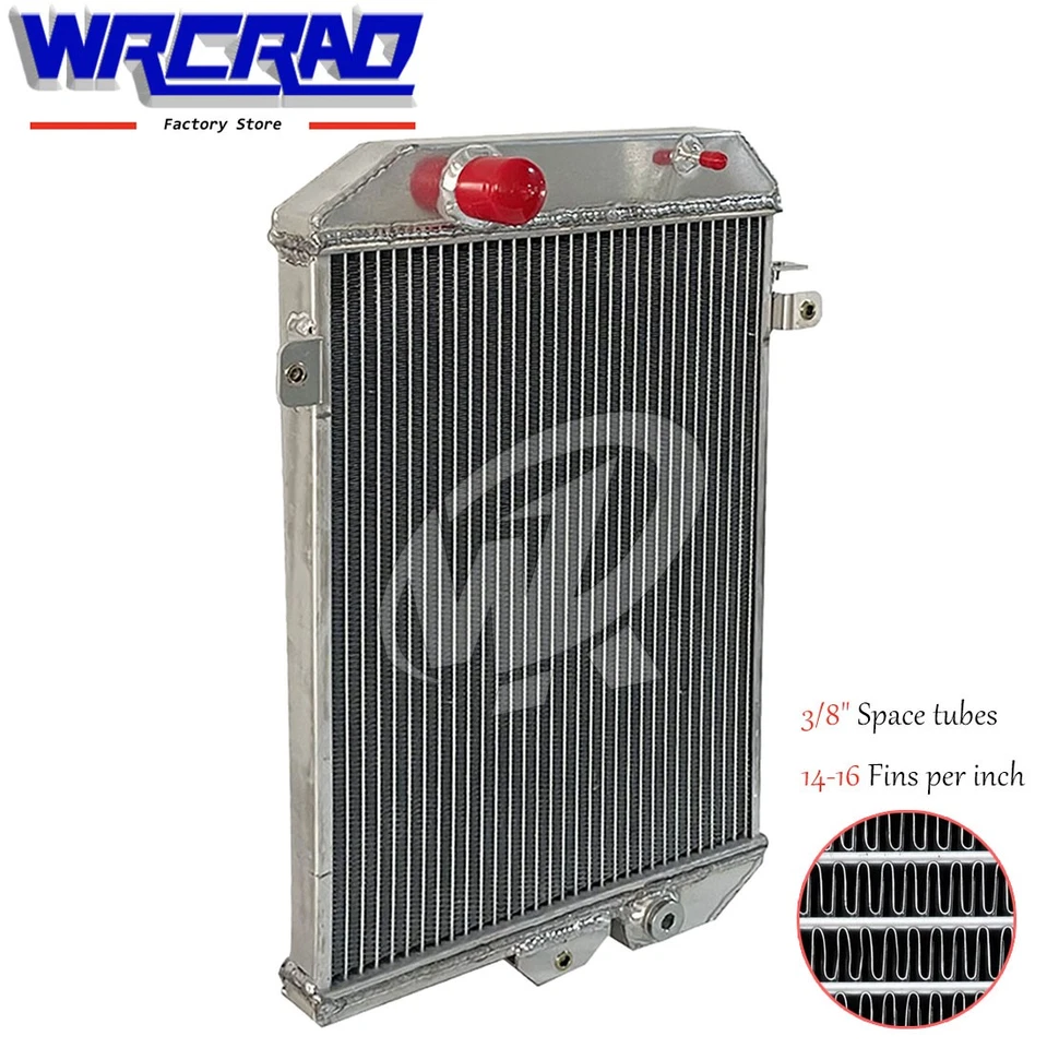 Radiador 256 para Volkswagen Fox GL BASE 1987-1993 1992 1,8 L L4 GAS todo aluminio Foto 3 de 4