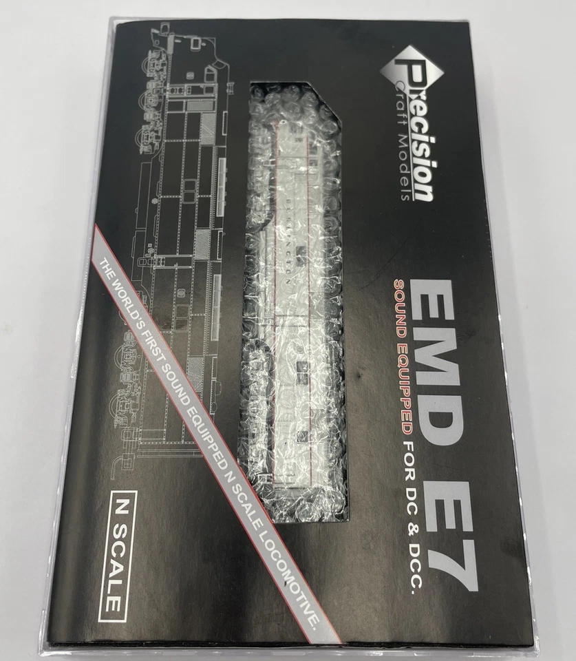 Precision Craft Models #618 EMD E7A CB&Q #9918A - DC/DCC & LokSound Equipped NEW - Image 2 of 4