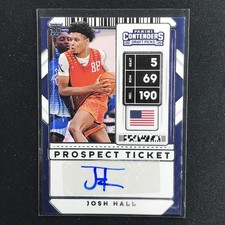 2020 Contenders Draft Picks JOSH HALL Prospect Ticket Auto #107