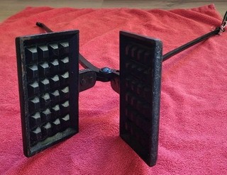 Antique Belgian Waffle Maker Forged