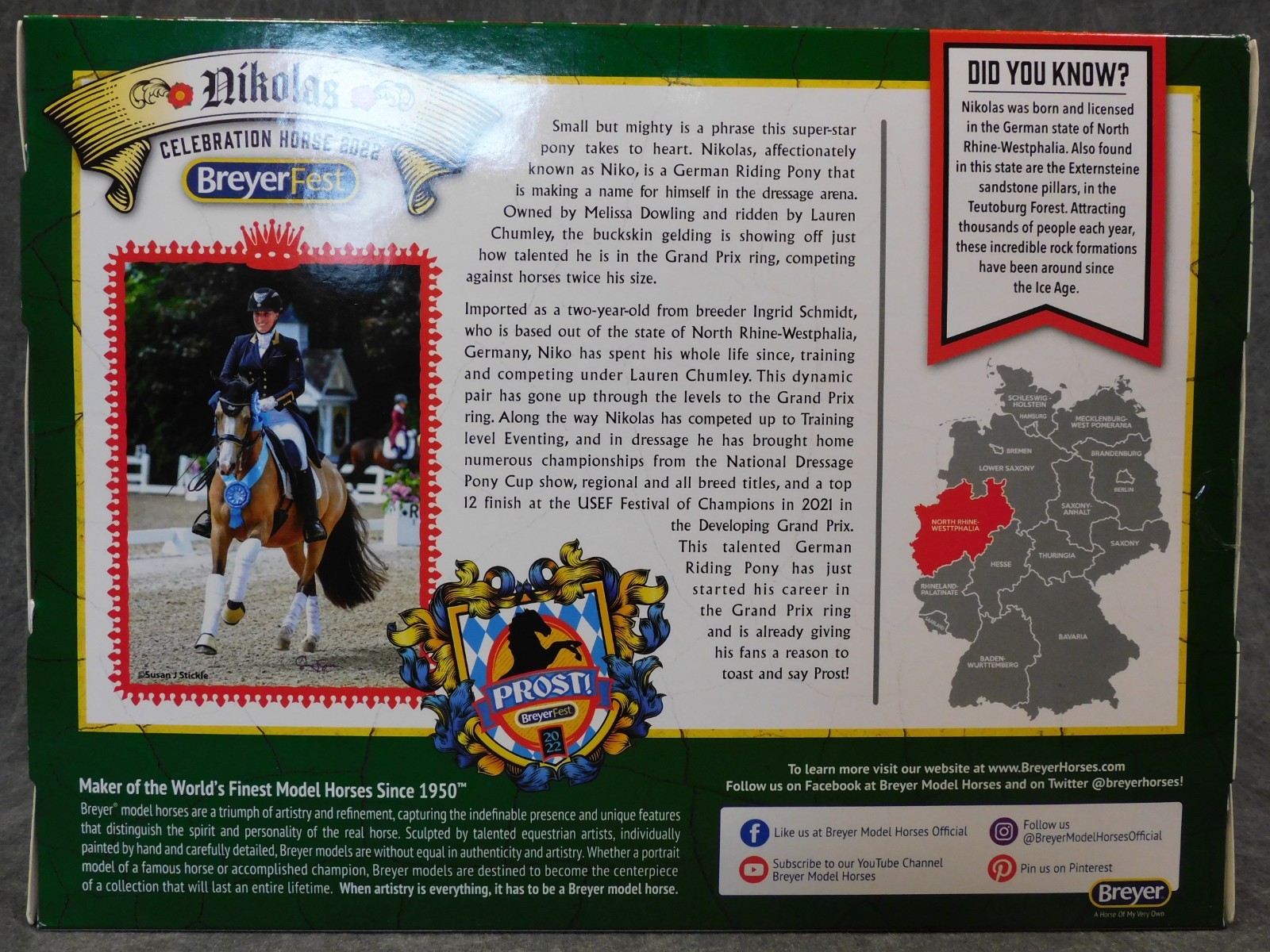 Breyer NEW * Nikolas * 2022 Breyerfest Celebration Pony Traditional Model Horse