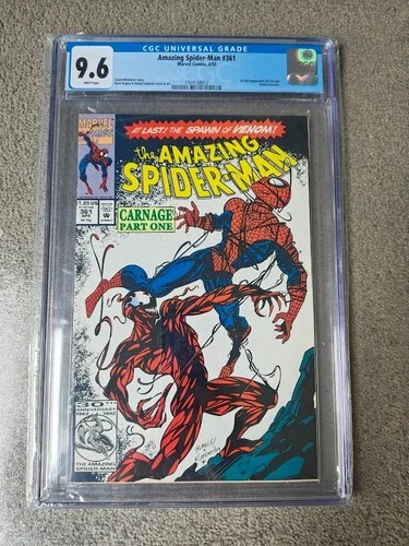 MARVEL Amazing Spider-Man #361 CGC 9.6 04/92 1st Appearace Carnage