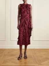 Ulla Johnson Kavita Cascading ruffled midi dress $2186 Size 2
