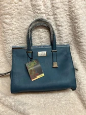 Chameleon Cora Concealed Carry Tote Bag Womens Blue Cutproof Handles Dual Access