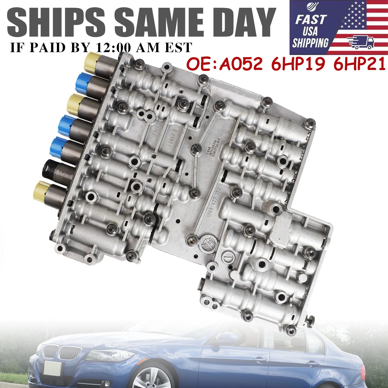 Transmission Valve Body w/ Solenoids for BMW Jaguar Hyundai 6HP19 6HP26