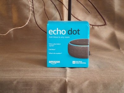 Amazon Echo Dot (3rd Generation) Smart Speaker with Alexa - Charcoal