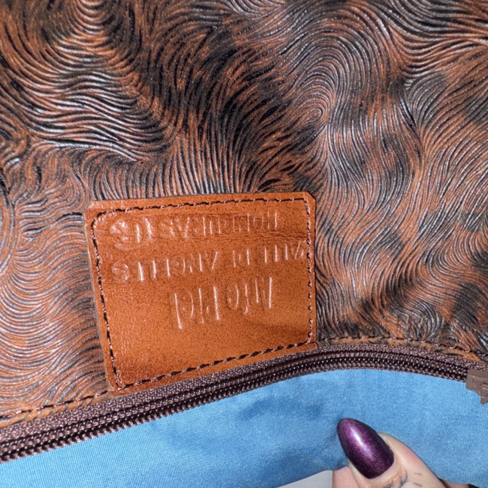 Arte Piel Handmade Patchwork Multicolor Shoulder … - image 6