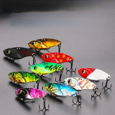 9 Pack Blade Metal VIB Fishing Lures 5/7/10/14g Wobblers Vibration Baits Trout