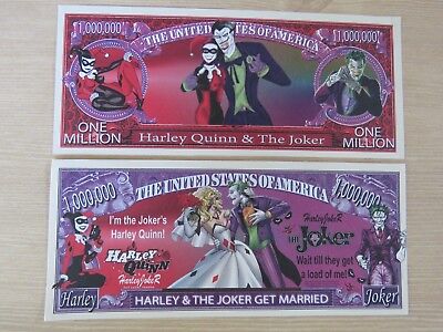 Error see pictures Joker /& Harley Quinn get married bill