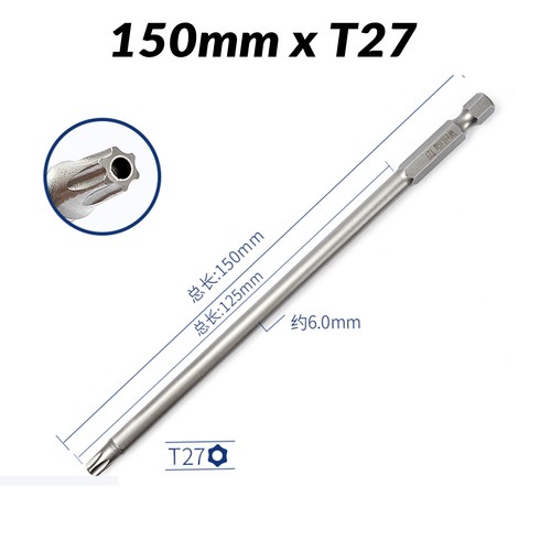 Long Reach Torx Star Hex Security Bit Set Tamper Proof Screwdriver Bit Hole - Picture 58 of 65