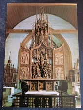 vtg postcard Marienaltar von Tilman Riemenschneider Creglingen Tauber Germany