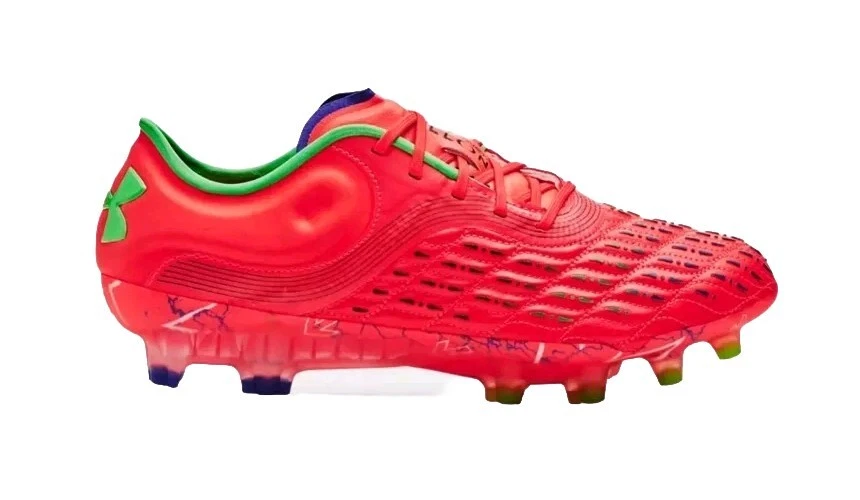 Women's Soccer Shoe Size 13 Under Armour Magnetico Elite 3 FG 3027160-600 - Image 2 of 4