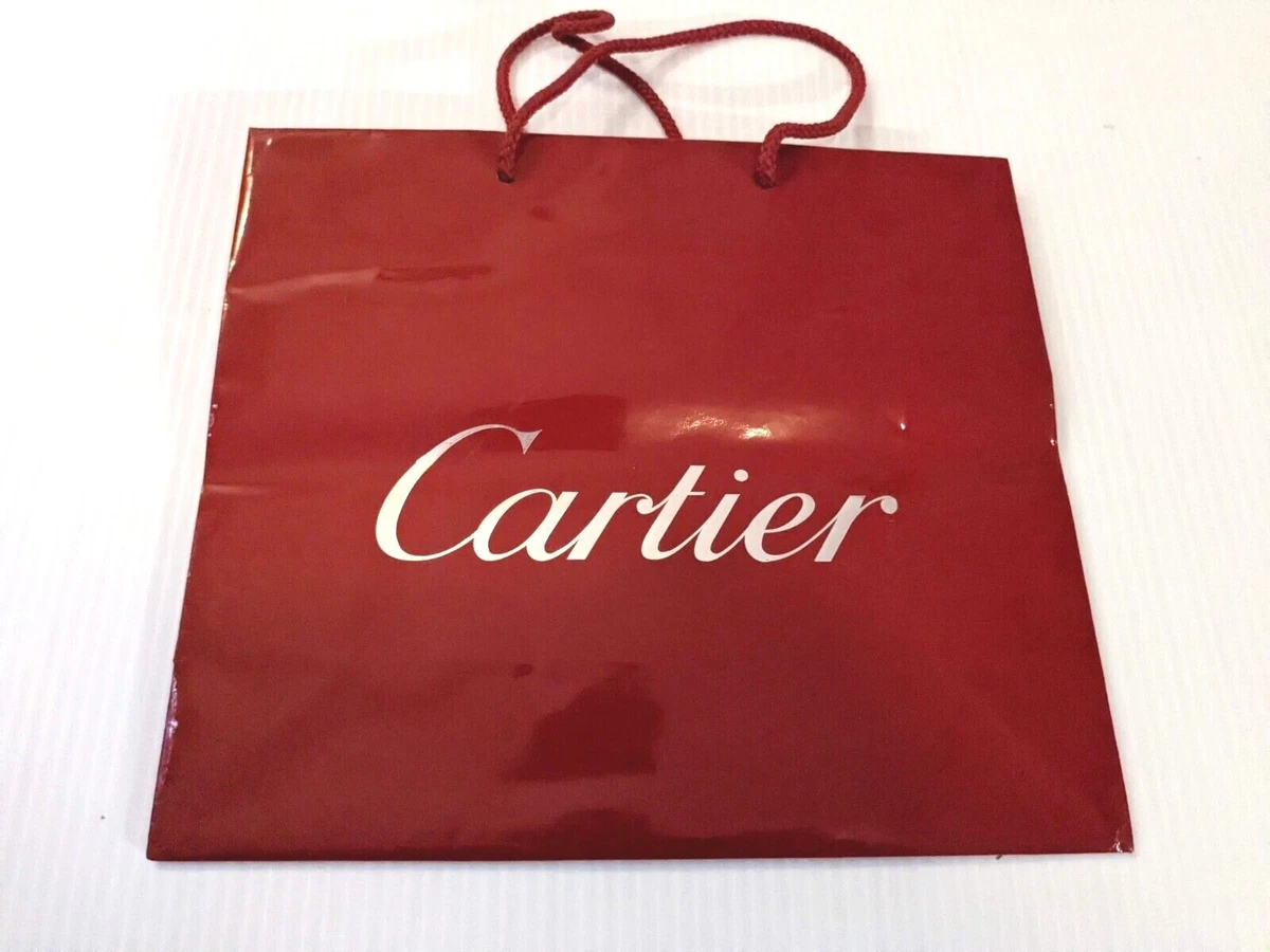 Authentic Cartier Red Gift Bag