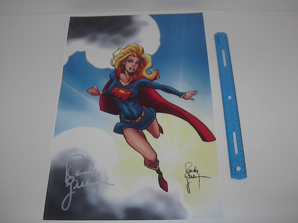 DC COMICS SUPERGIRL 2006 COMIC-CON POSTER PIN UP NEW. - image 4 of 4