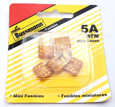 Bussmann Pack of 5 ATM 5 Amp Automotive Blade Fuses 32VDC