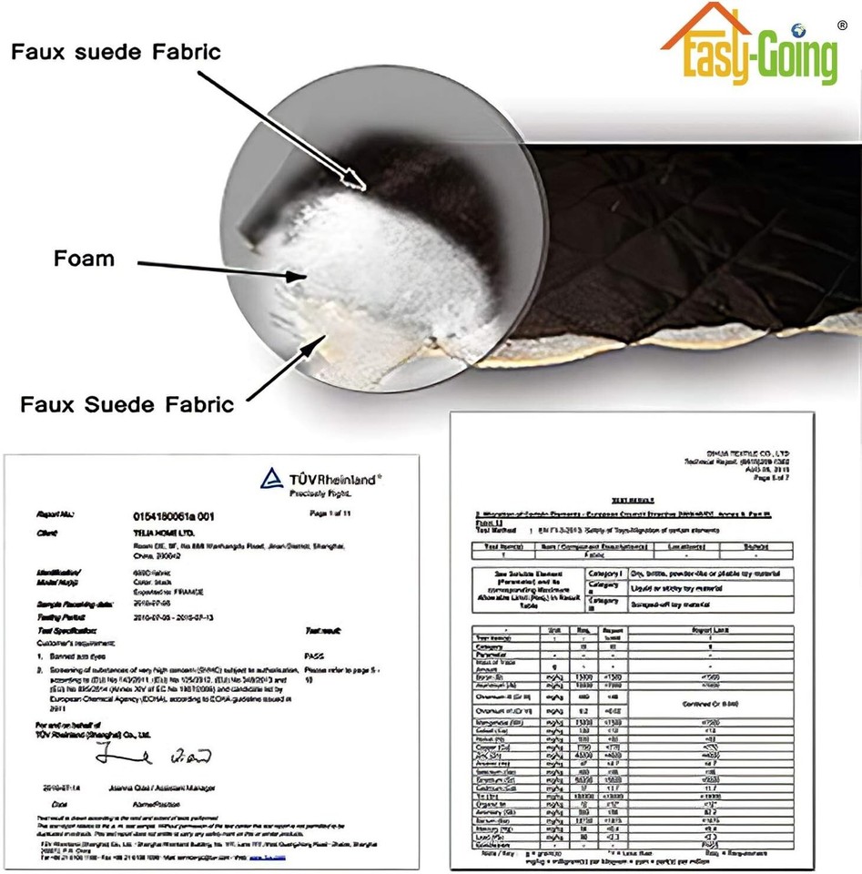 EasyGoing Reversible Oversized Couch Cover for 3 Cushion Couch Sofa