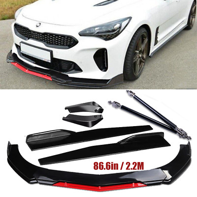 Front Rear Bumper Lip Spoiler Splitter Body Kits For KIA Stinger Forte Glossy