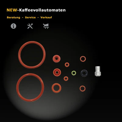 MARKENLOS Junta de juntas tóricas para unidad de caldo Jura E6 E8 válvula de drenaje en cafetera automática