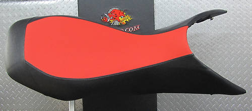 BOMBARDIER DS650 DS 650 seat cover RED & BLACK