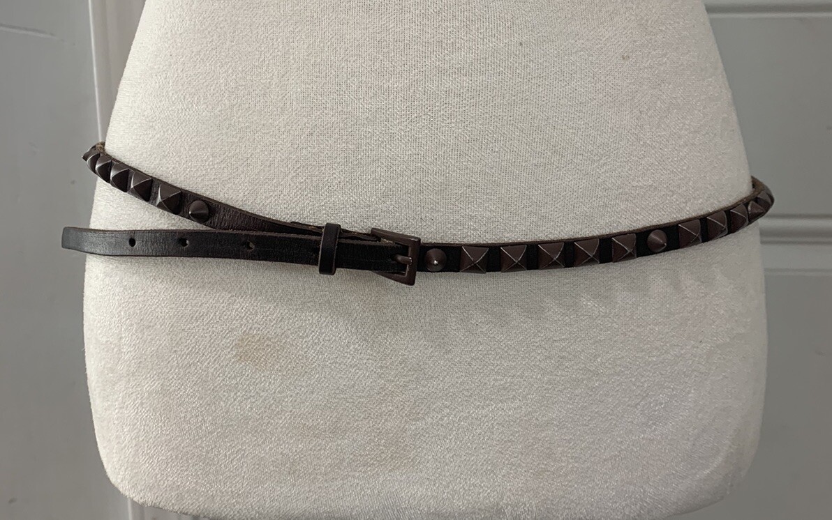 Liebeskind Berlin Women 36 (90cm) Brown Leather Belt Studded  display picture 3