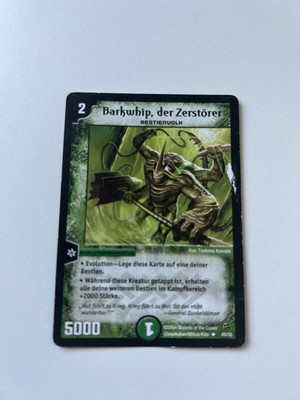 1x DM02 45/55 - Barkwhip, der Zertörer - poor Duel Masters German DM2 meta