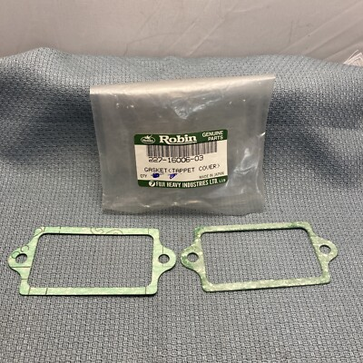 #ad QTY 2 NEW WISCONSIN TELEDYNE SUBARU ROBIN 227 16006 03 GASKET TAPPET COVER $10.42