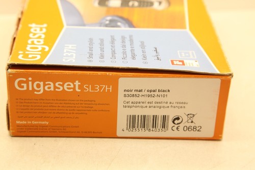 Gigaset - SL37H - Schnurpackes Telefon - Silber / Schwarz - Ausgezeichnete - Zdjęcie 5 z 6