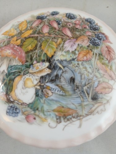 Royal Doulton Brambly Hedge Herbst Schmuckschatulle Bone China 1. Qualität britisch - Bild 4 von 9