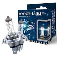 H4 9003 P43t High & Low beam Headlight Bulb 12V -150% More Light- pack of 2