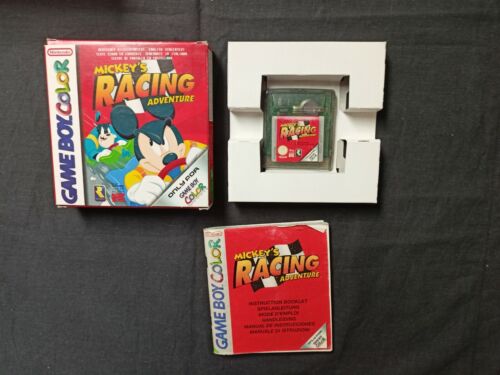 Mickey's racing adventure Nintendo Game Boy color GBC GBA advance Complet boite - Photo 1/11