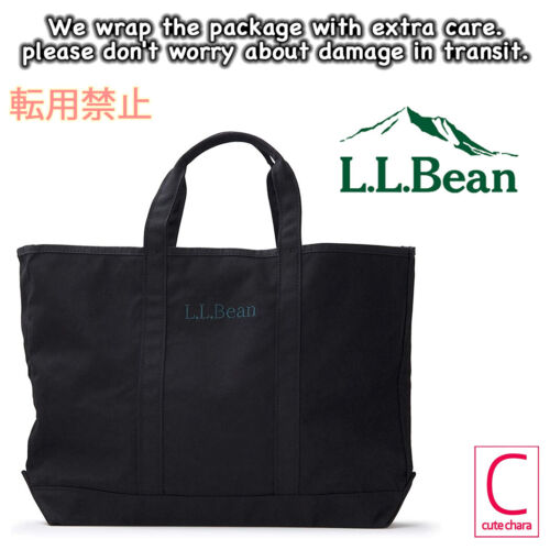 L.L.Bean Grocery Tote Bag  Dusty Black Genuine article Official Shop Japan  - Picture 1 of 10