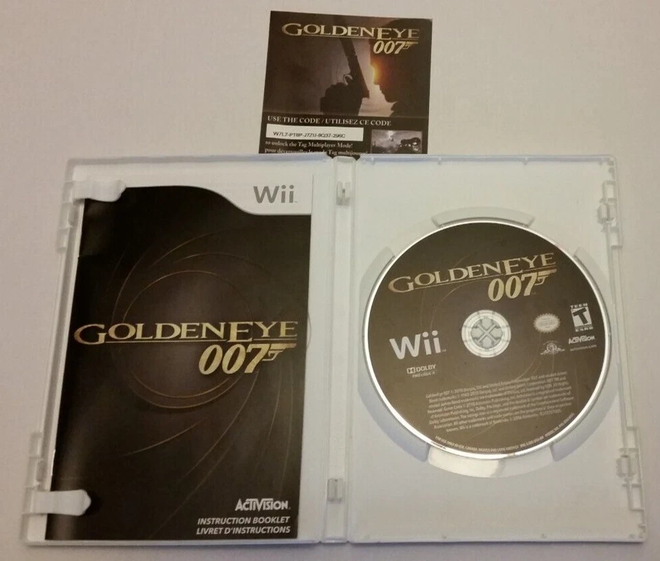 007 Goldeneye for Wii in original case with manual. Pre-owned. Like new - Image 3 of 3