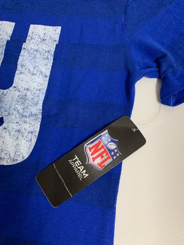 NFL New York Giants NWT ladies juniors collection tee shirt sz M Blue - Picture 7 of 7