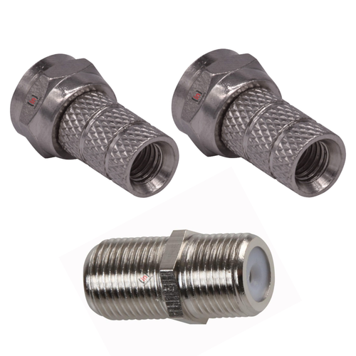 KIT DE RÉPARATION POUR CONNECTEUR SIMPLE COAXIAL WF100 CT100 RG6 2 F ET 1 BARRE D'ASSEMBLAGE - Photo 9/10