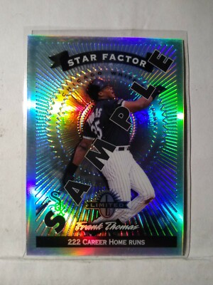 1997 Donruss Limited STAR FACTOR Sample Frank Thomas #4 HOF MINT F2550