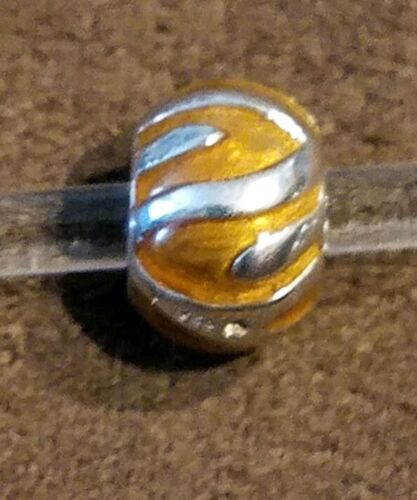 AUTHENTIC CHAMILIA SILVER PEAKS OF BRONZE BEAD NWOT  NA- 23A - Picture 1 of 3