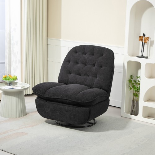 360° Swivel Recliner Adjustable Chair Chenille - Comfort and Style Combined - Picture 22 of 92