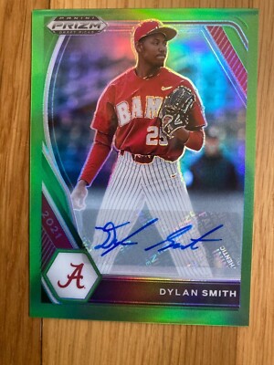 2021 Prizm Draft Picks neon Green AUTO 20/23 Prizm #PDP74 Dylan Smith