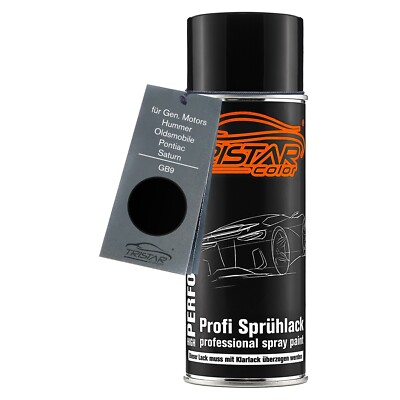 Autolack Spraydose für GM Hummer Pontiac Saturn GB9 Black Meet Kettle 4 Metallic