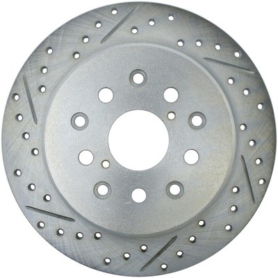 StopTech 01-05 Lexus IS300 / 02-10 Lexus SC430 Sport Slotted & Drilled Front Left Rotor