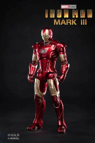 NEW ZD Birth of Iron Man MK 3 Mk2 Mark II Avengers MCU 18cm Figure Toys New - Picture 6 of 20