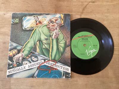 Gillan   Mutually Assured Destruction 7'' Single VSK103 1981 Booklet Cover