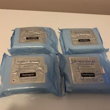 Lot Of FOUR Neutrogena Makeup Remover Wipes for Waterproof Makeup - Pack of 21 